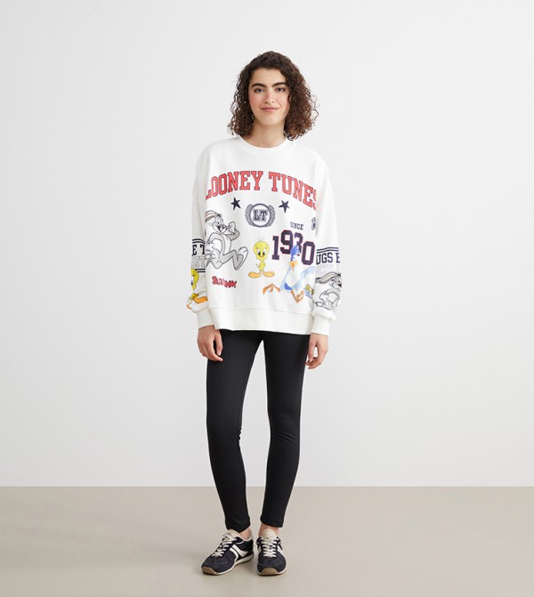 LC Waikiki  - White Sweatshirts