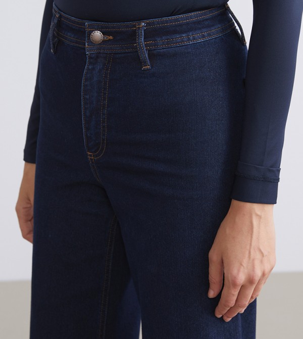 LC Waikiki LC Waikiki - Blue Wide Leg Jeans