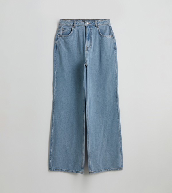 اٍل سي واي كيكي  - أزرق Wide Leg Jeans