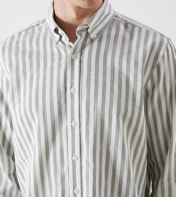 LC Waikiki  Shirts - Green Long Sleeves