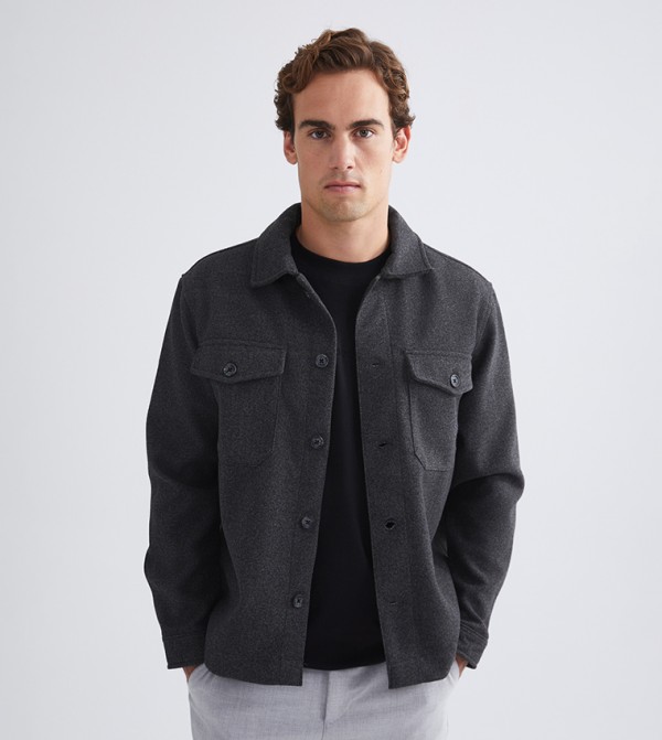 LC Waikiki Shirts - Grey Long Sleeves