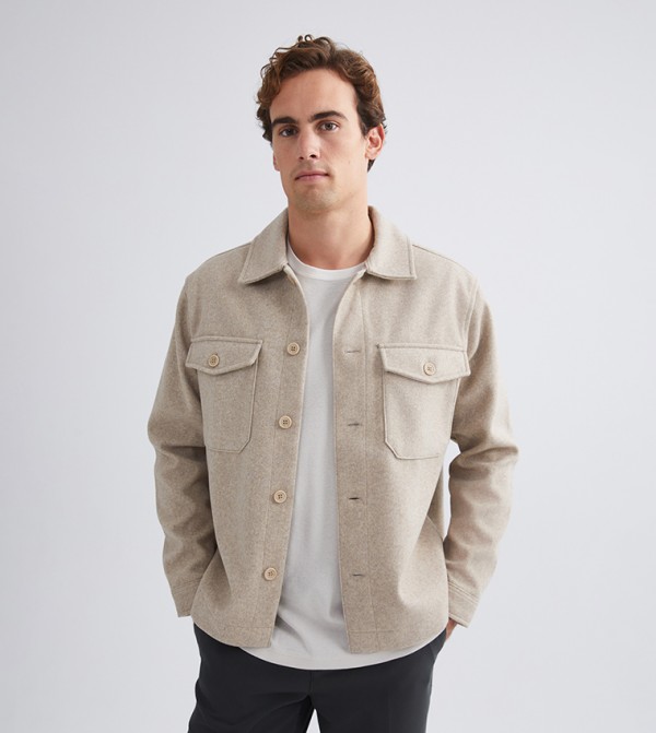 LC Waikiki Shirts - Beige Long Sleeves