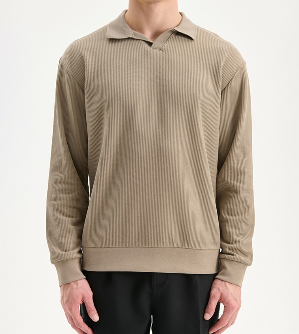 LC Waikiki  Clothing - Taupe Sweatshirts