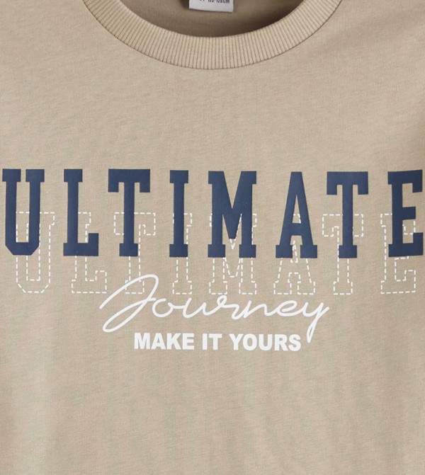 LC Waikiki  Clothing - Khaki T-shirts