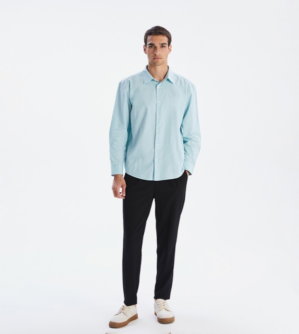 اٍل سي واي كيكي  قمصان - أخضر Long Sleeves