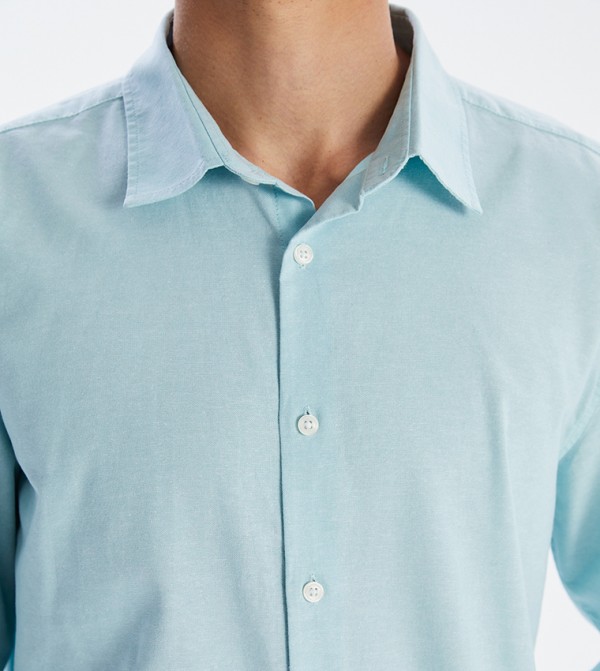 اٍل سي واي كيكي  قمصان - أخضر Long Sleeves