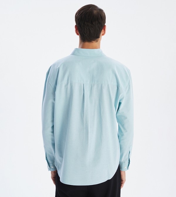 اٍل سي واي كيكي  قمصان - أخضر Long Sleeves