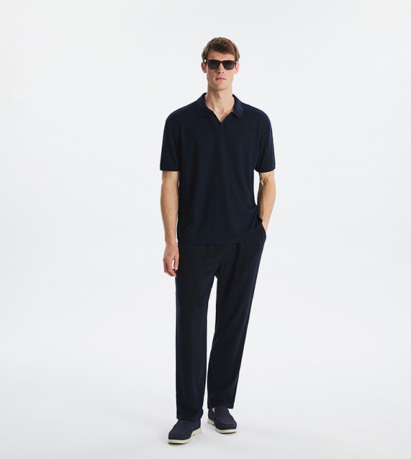 اٍل سي واي كيكي  تيشرتات وبلايز - كحلي قمصان بولو