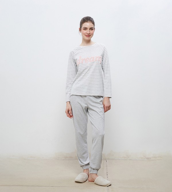 LC Waikiki LC Waikiki - Grey Pyjama Set