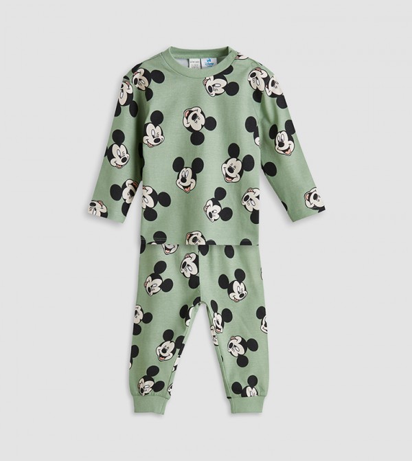 LC Waikiki  Nightwear - Green Top & Pyjama Sets