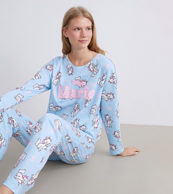 LC Waikiki LC Waikiki - Blue Pyjama Set