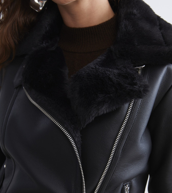 LC Waikiki  Jackets & Coats - Black Overcoats