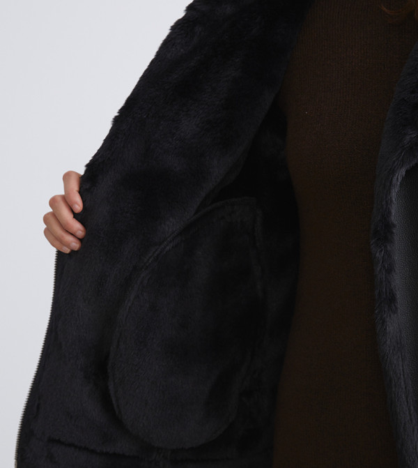 LC Waikiki  Jackets & Coats - Black Overcoats