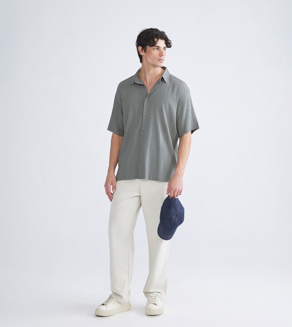 LC Waikiki  Shirts - Khaki Short Sleeves