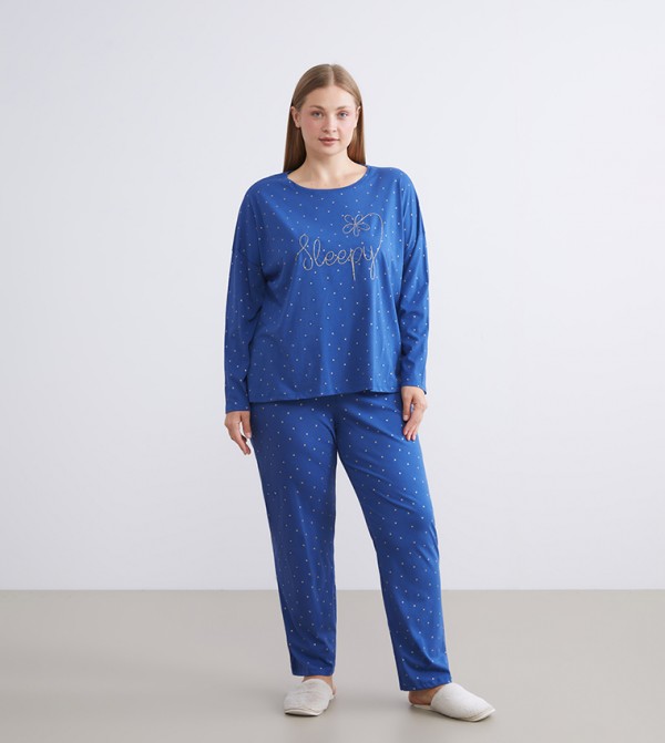 LC Waikiki  Clothing - Blue Pyjama Set