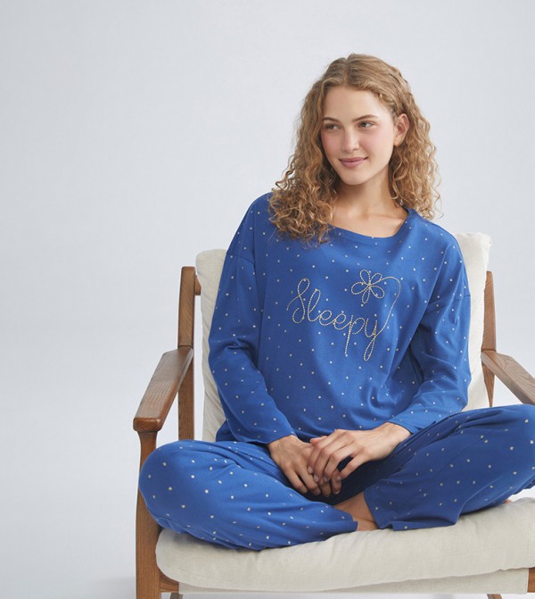 LC Waikiki  Clothing - Blue Pyjama Set