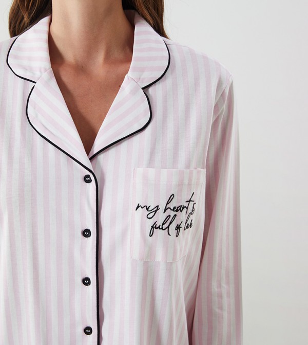 LC Waikiki  Sleepwears & Loungewears - Beige Pyjama Set