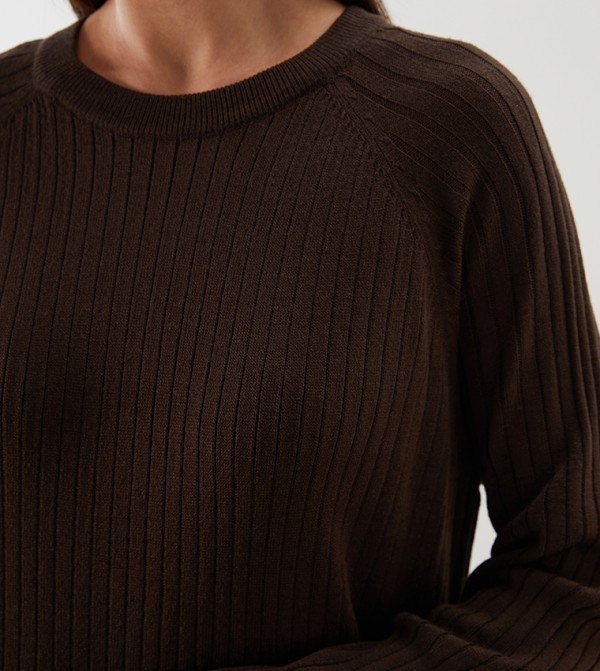 LC Waikiki  Dresses - Brown Midi Dresses