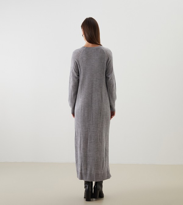 LC Waikiki  Dresses - Grey Maxi Dresses