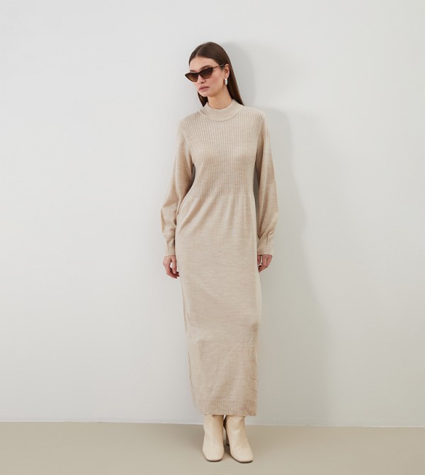 LC Waikiki  Maxi Dresses - Beige Maxi Dresses