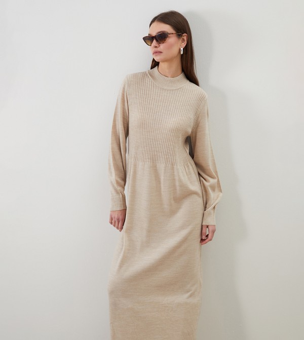 LC Waikiki  Maxi Dresses - Beige Maxi Dresses