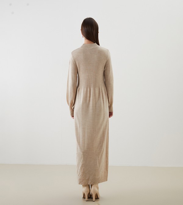 LC Waikiki  Maxi Dresses - Beige Maxi Dresses