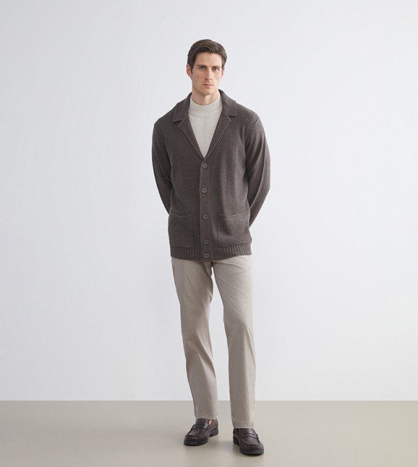 LC Waikiki  Clothing - Taupe Cardigans