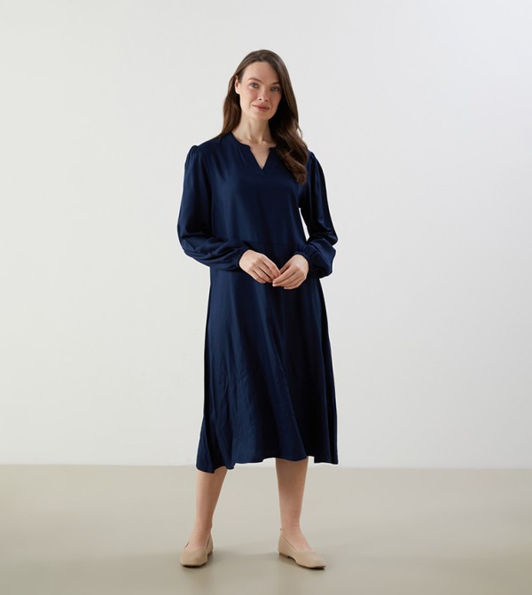 LC Waikiki  Dresses - Blue Midi Dresses