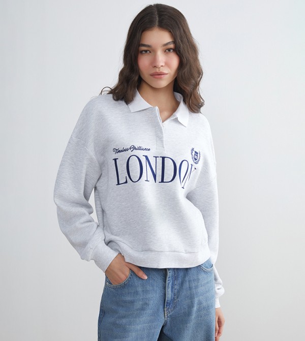 اٍل سي واي كيكي  ملابس - رمادي بلوزات