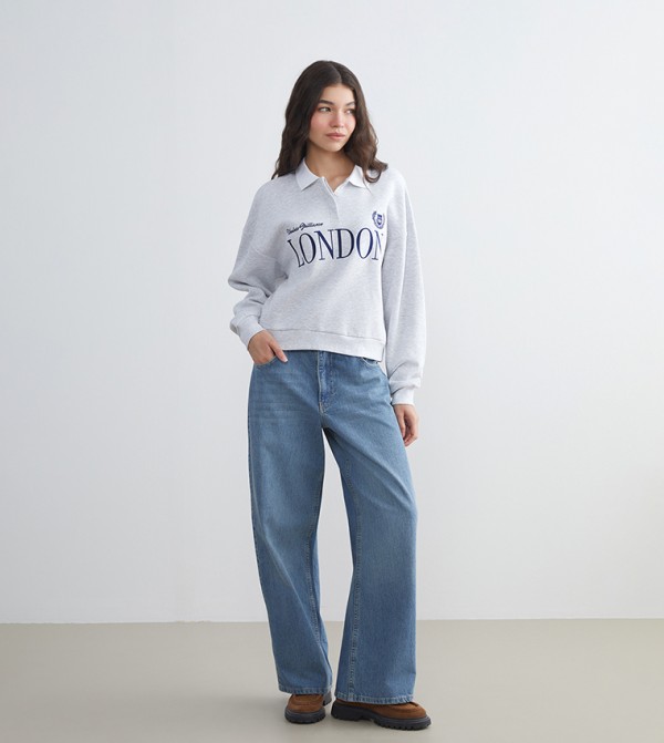 اٍل سي واي كيكي  ملابس - رمادي بلوزات