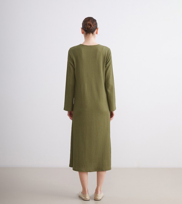 LC Waikiki LC Waikiki - Khaki Midi Dresses