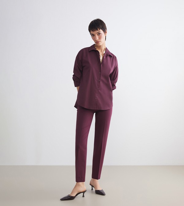 LC Waikiki  - Burgundy Casual Pants