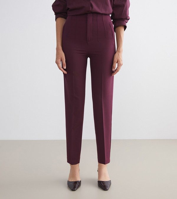 LC Waikiki  - Burgundy Casual Pants