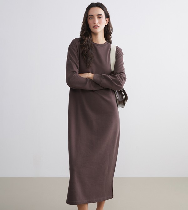 LC Waikiki LC Waikiki - Brown Midi Dresses