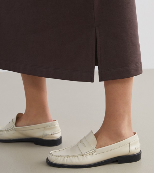 LC Waikiki LC Waikiki - Brown Midi Dresses