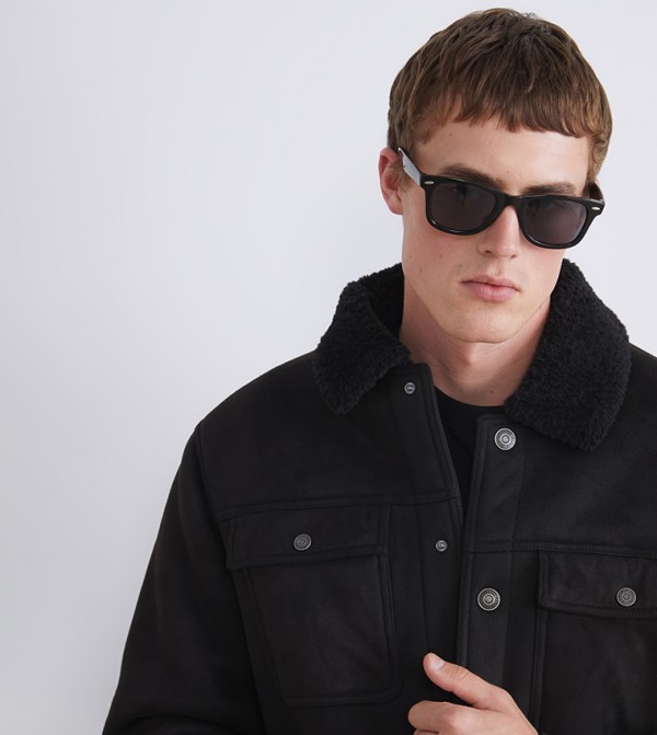 LC Waikiki  Overcoats - Black Overcoats