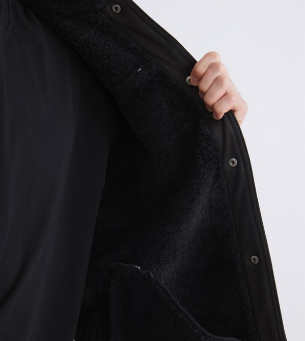 LC Waikiki  Overcoats - Black Overcoats