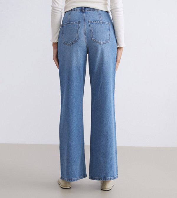 LC Waikiki  Jeans - Blue Wide Leg Jeans