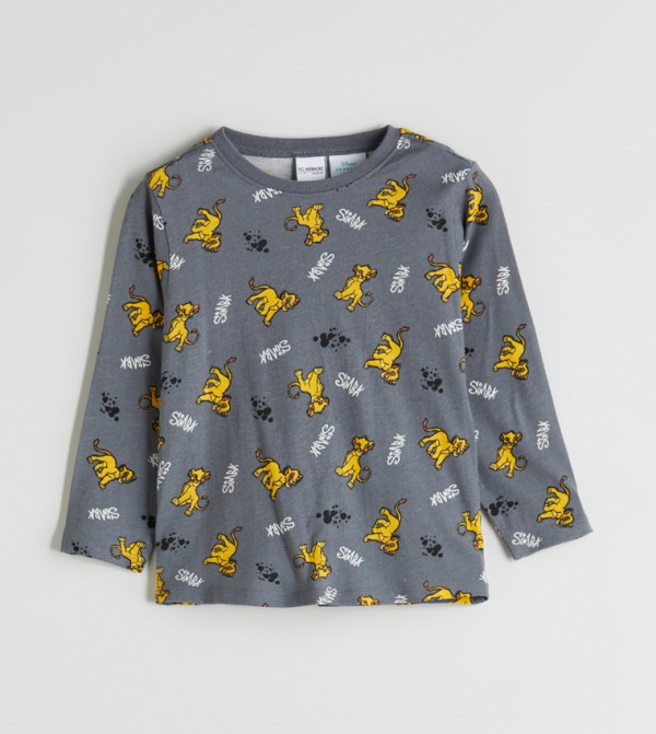 اٍل سي واي كيكي  ملابس - رمادي مجموعات بلايز وبيجامة