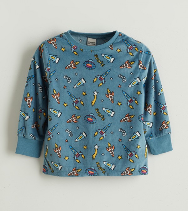 اٍل سي واي كيكي  ملابس - نيلي  مجموعات بلايز وبيجامة