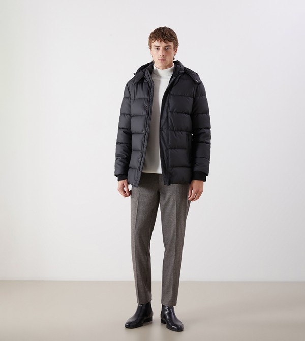 LC Waikiki Clothing - Black Puffer Jackets