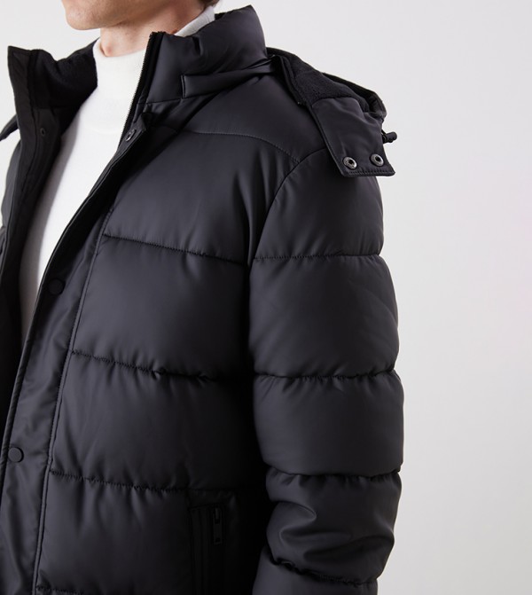 LC Waikiki Clothing - Black Puffer Jackets