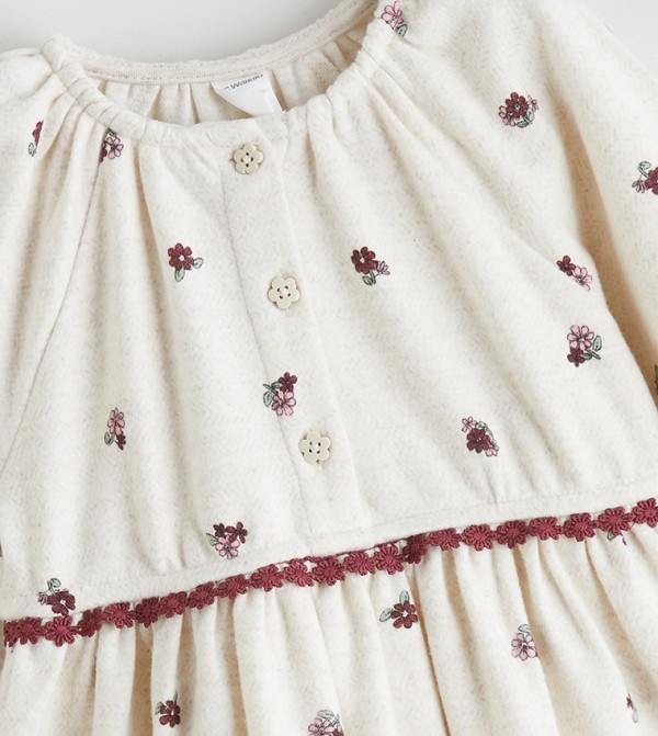 LC Waikiki  Clothing - Ecru Casual Dress