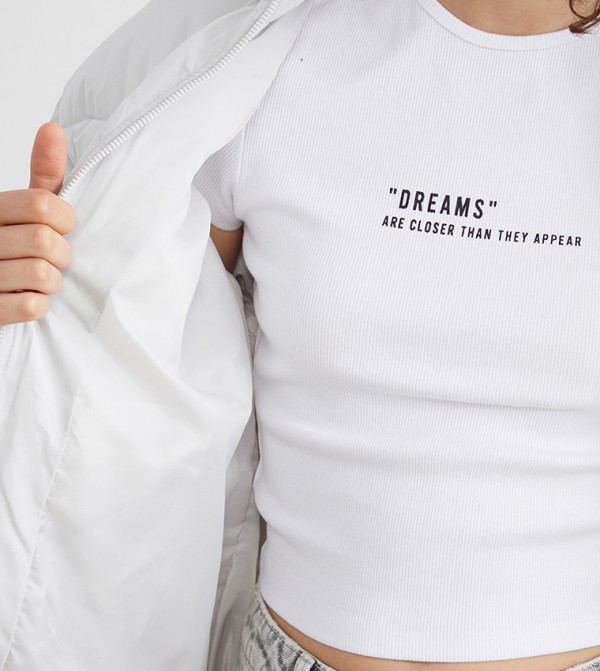 LC Waikiki  Puffer & Quilted Jackets - Grey Puffer & Quilted Jackets