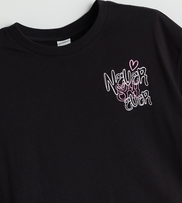 LC Waikiki  Topwear - Black T-shirts