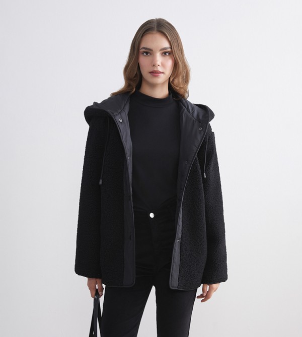 اٍل سي واي كيكي جاكيتات ومعاطف - أسود معاطف