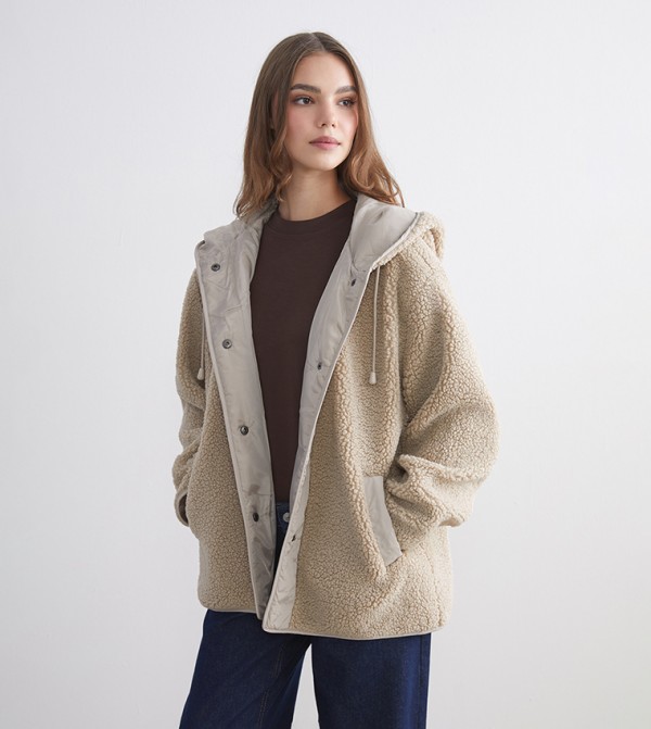 اٍل سي واي كيكي  ملابس - بني  معاطف