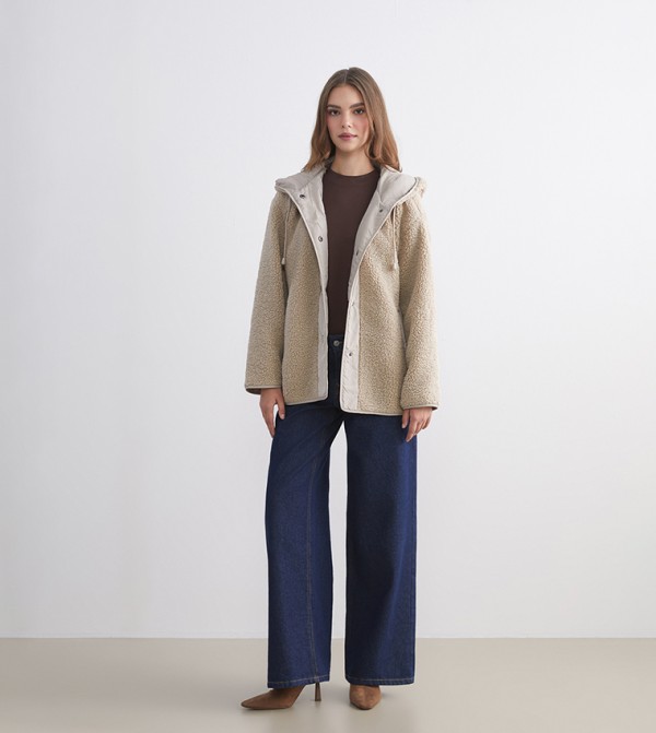 اٍل سي واي كيكي  ملابس - بني  معاطف