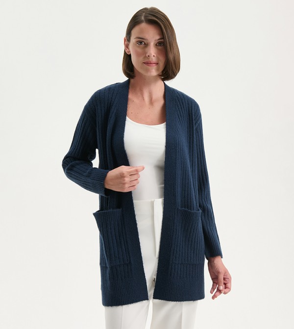 اٍل سي واي كيكي  سترات و كارديغانات - كحلي كارديغانات