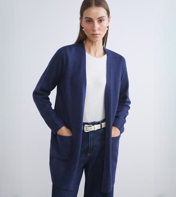 اٍل سي واي كيكي  سترات و كارديغانات - كحلي كارديغانات